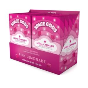 Space Gods Gummies Pink Lemonade 10pc – MN