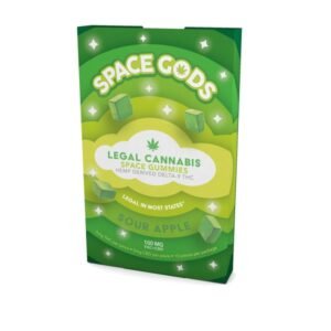 Space Gods Gummies Sour Apple – MN