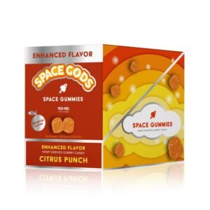 Space Gods Gummies Citrus Punch 10pc – Mega Dose