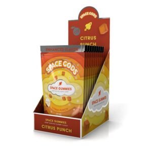 Space Gods Gummies Citrus Punch 10pc – Regular Dose