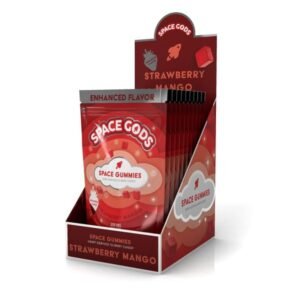 Space Gods Gummies Strawberry Mango 10pc/10pk – Regular Dose