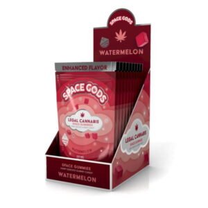 Space Gods Gummies Watermelon 10pc/10pk – Regular Dose